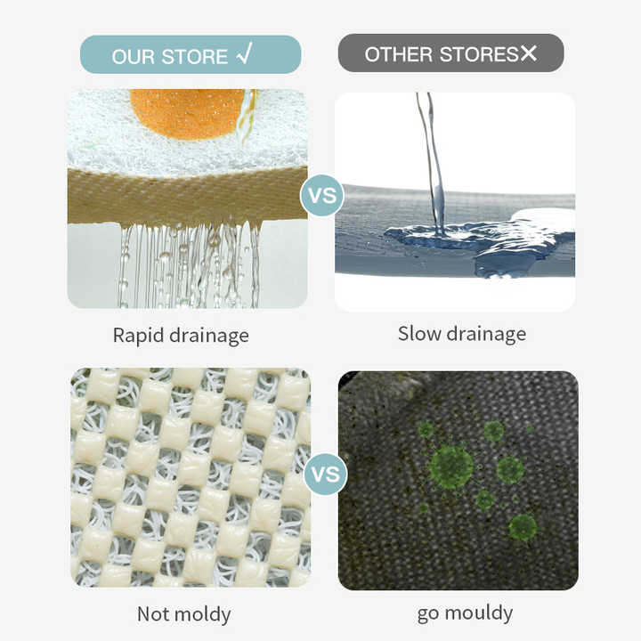 QLux ShowerMat™- Non-slip 2pcs Set