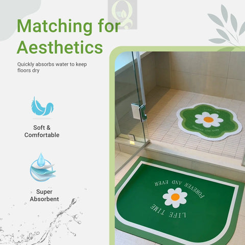 QLux ShowerMat™- Non-slip 2pcs Set